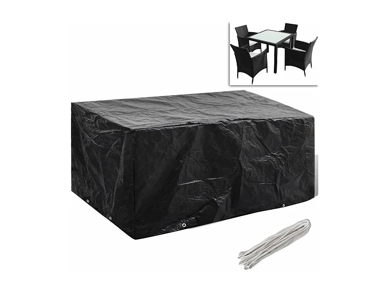 Tuinmeubelhoes 8 ogen 180 x 140 x 90 cm