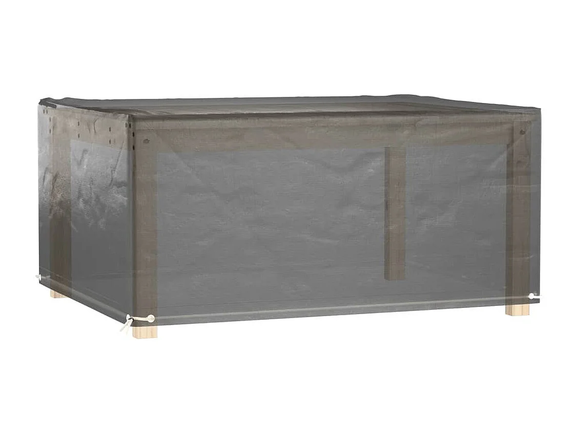 Housses salon de jardin2pcs 8?illets 160x120x75cm rectangulaire