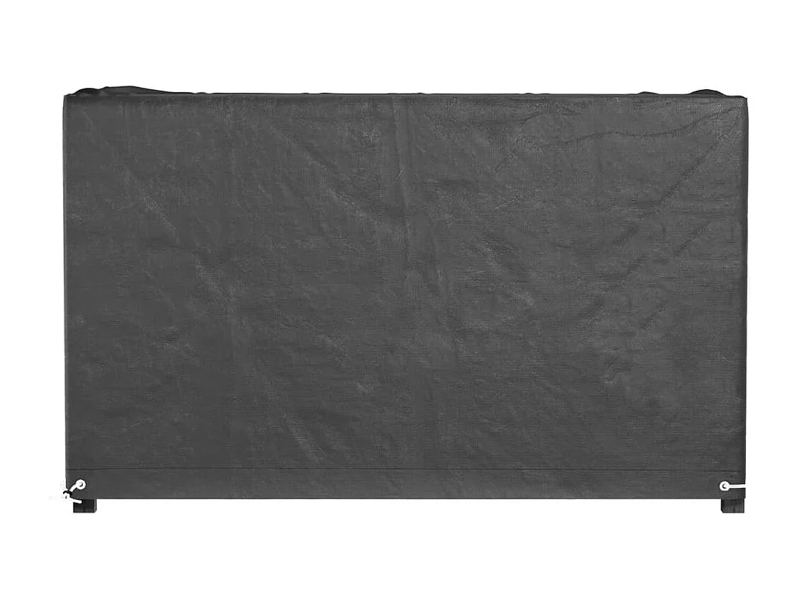 Housses salon de jardin2pcs 8?illets 160x120x75cm rectangulaire