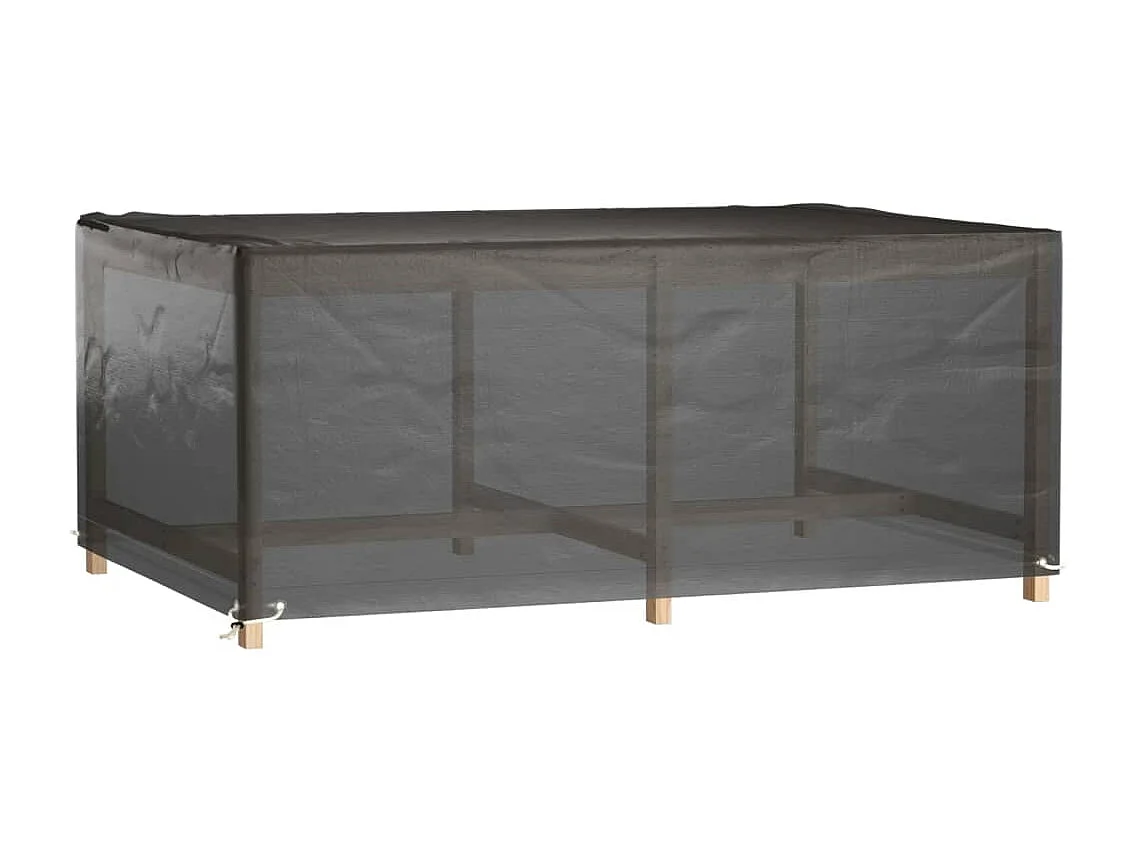 Housses salon de jardin2pcs 8?illets 180x122x75cm rectangulaire