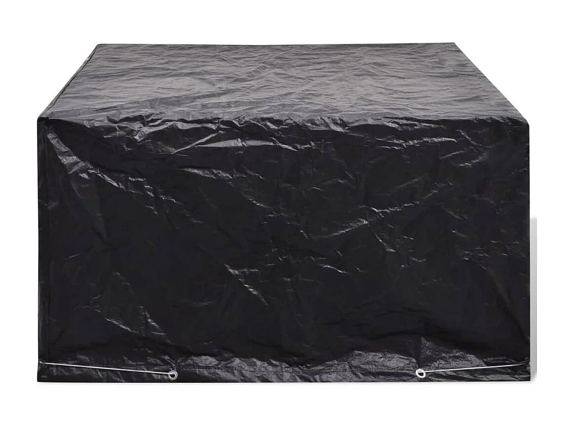 Housses de salon de jardin 2 pcs Rotin 8 ?illets 172x113 cm