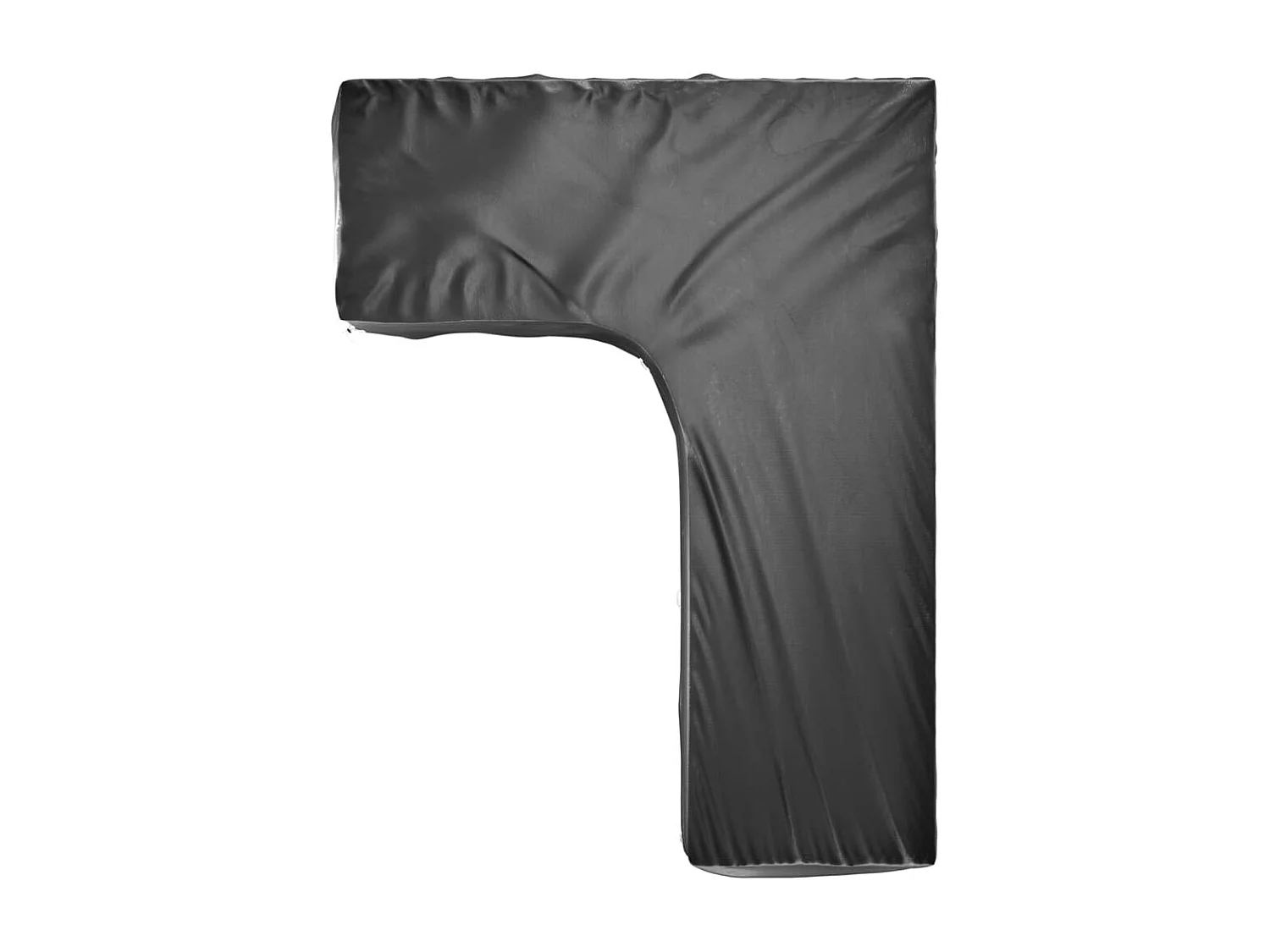 Capas para móveis de jardim em formato L 2 peças 18 ilhós