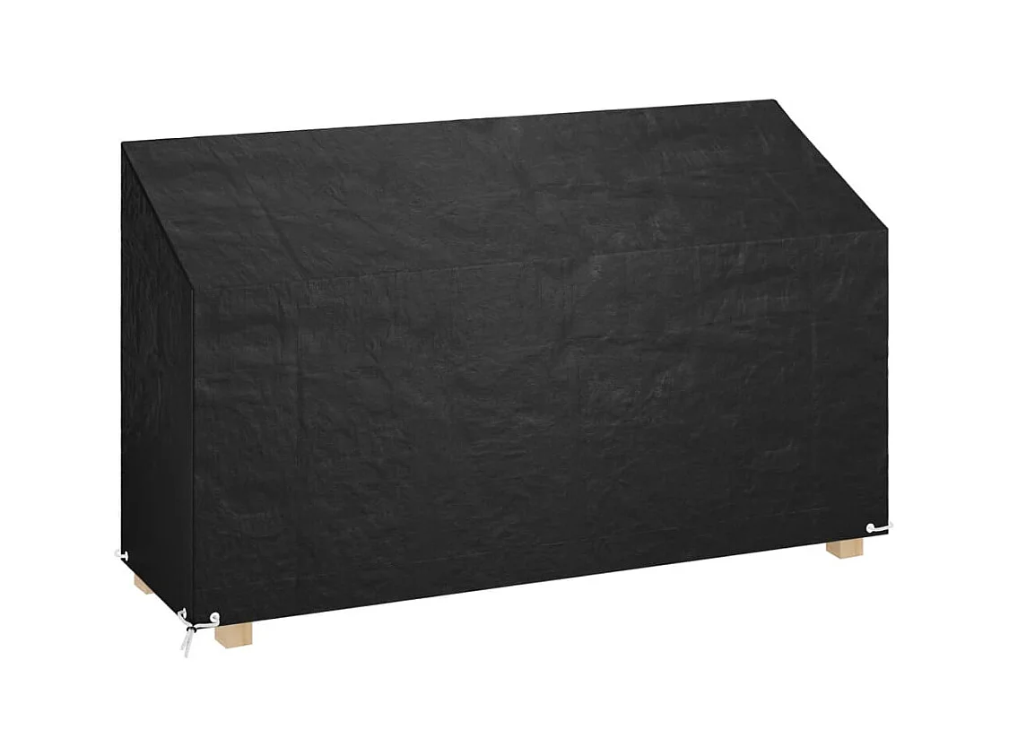 Housse de banc de jardin 12 ?illets 210x70x70/88cm polyéthylène