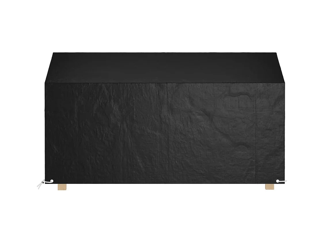 Housse de banc de jardin 12 ?illets 210x70x70/88cm polyéthylène