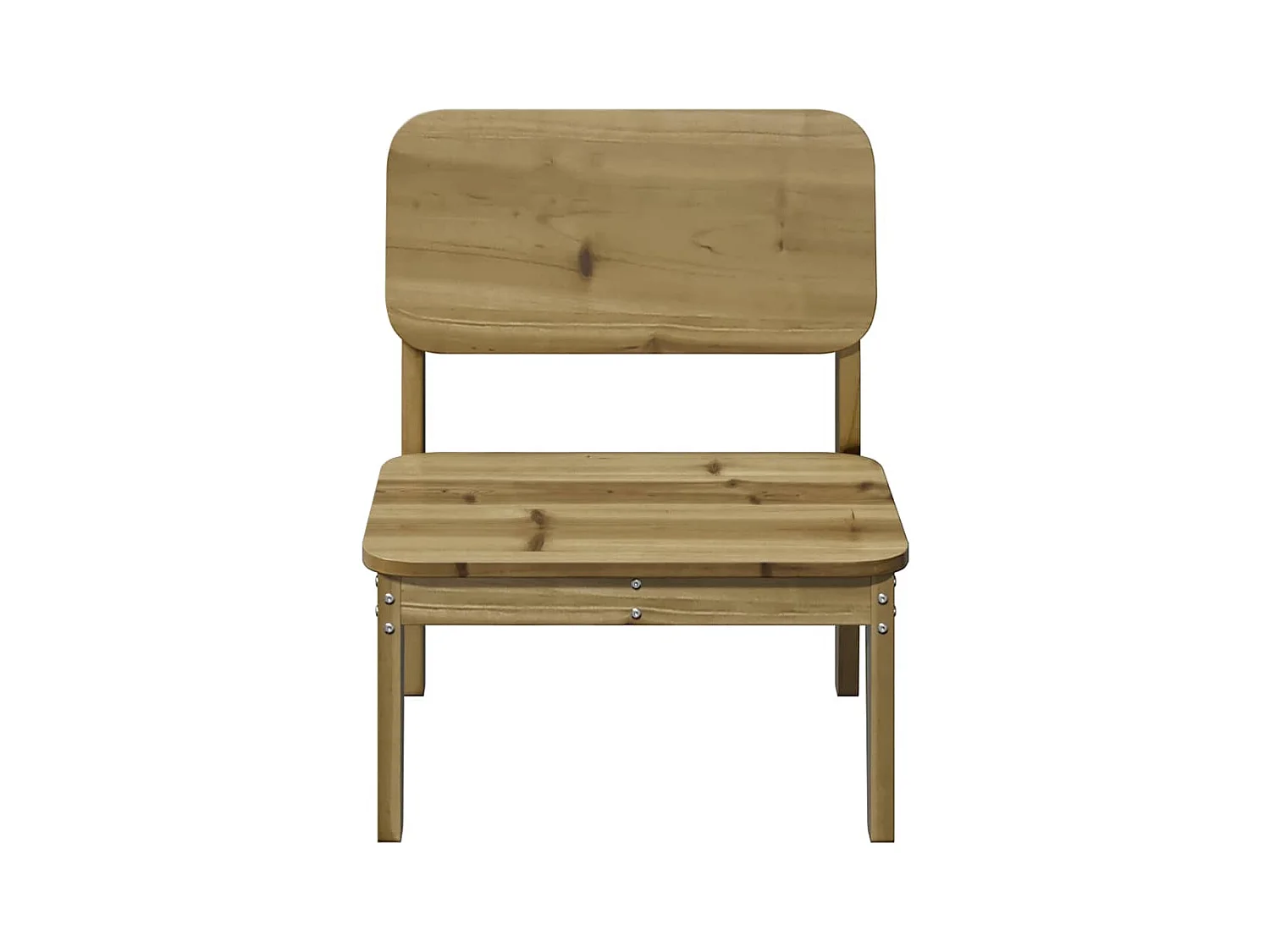 Chaises de jardin lot de 2 cire marron 60x52,5x72 cm