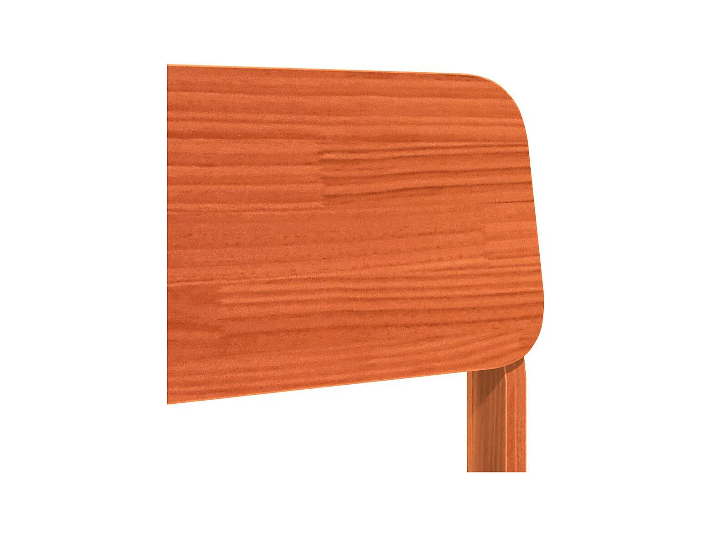 Chaises de jardin lot de 2 cire marron 60x52,5x72 cm