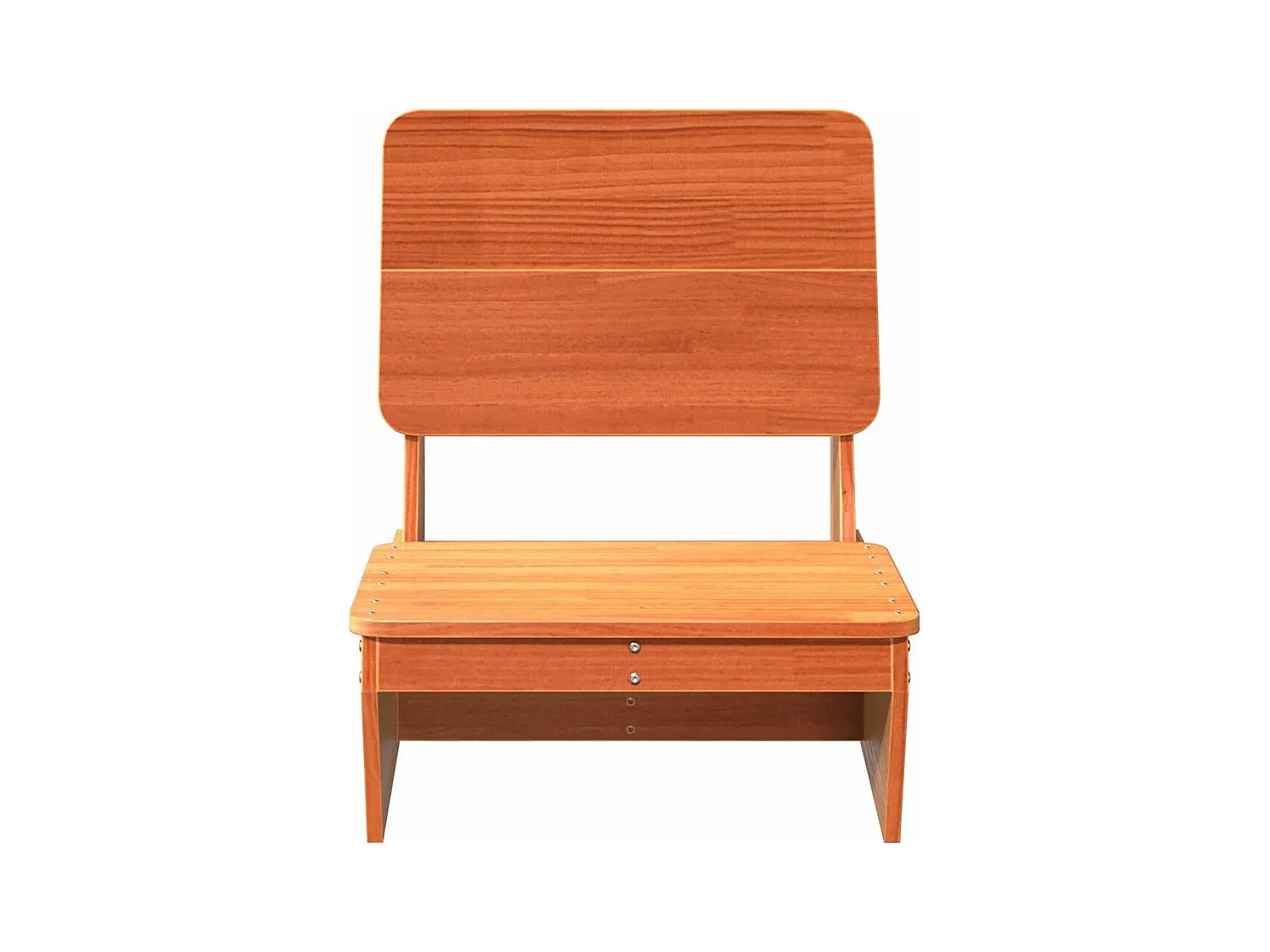 Chaises de jardin lot de 2 cire marron 60x64x70,5 cm