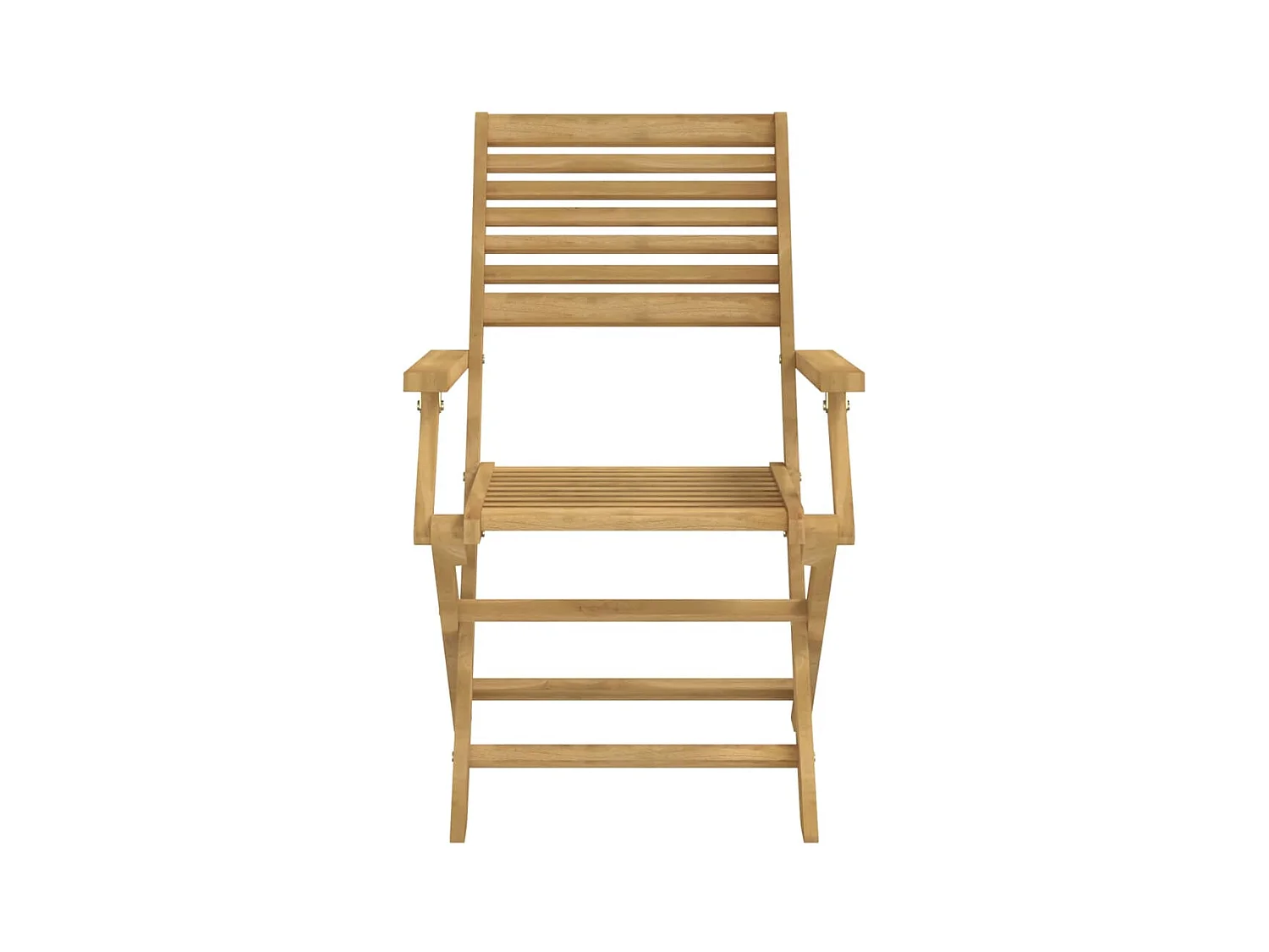 Chaises pliables de jardin lot de 8 bois massif d'acacia