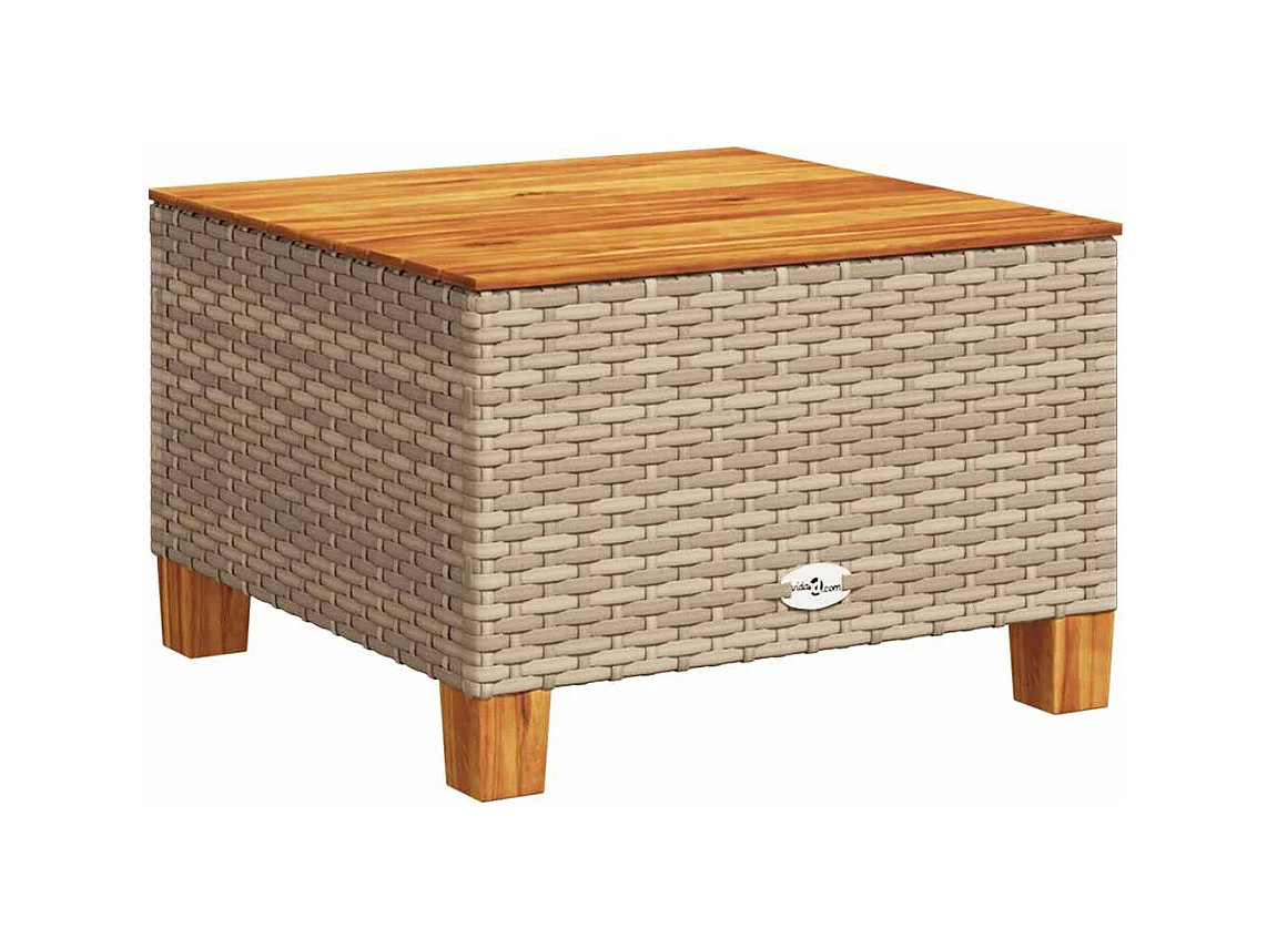 Salon de jardin avec coussins 5 pcs beige résine tressée