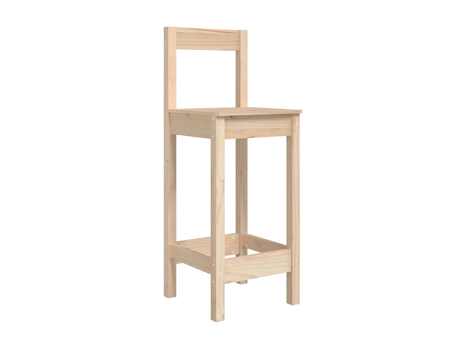 Ensemble de bar de jardin 7 pcs Bois de pin massif