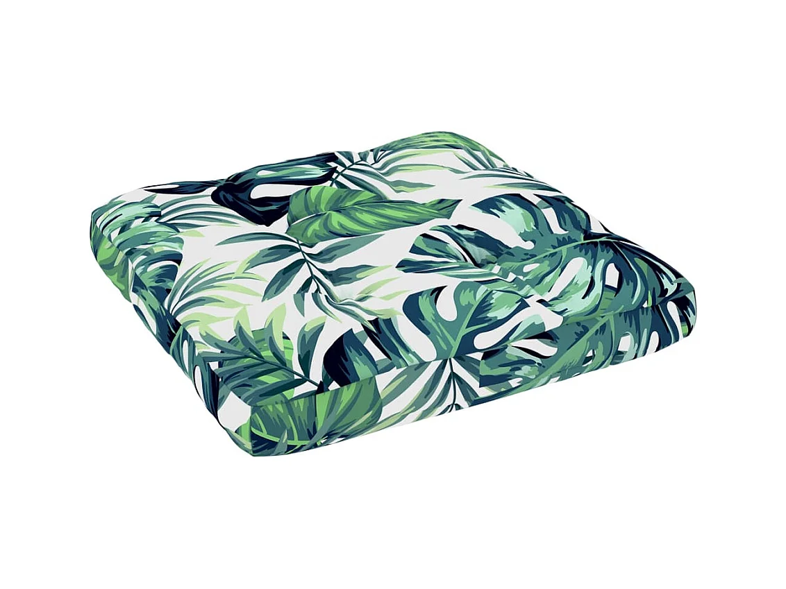 Puf de jardín de palets de color marrón miel de madera de pino impregnada