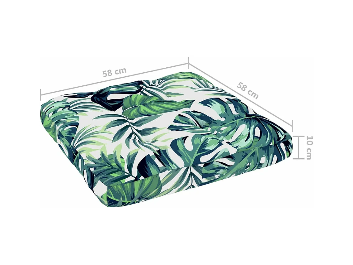 Puf de jardín de palets de color marrón miel de madera de pino impregnada