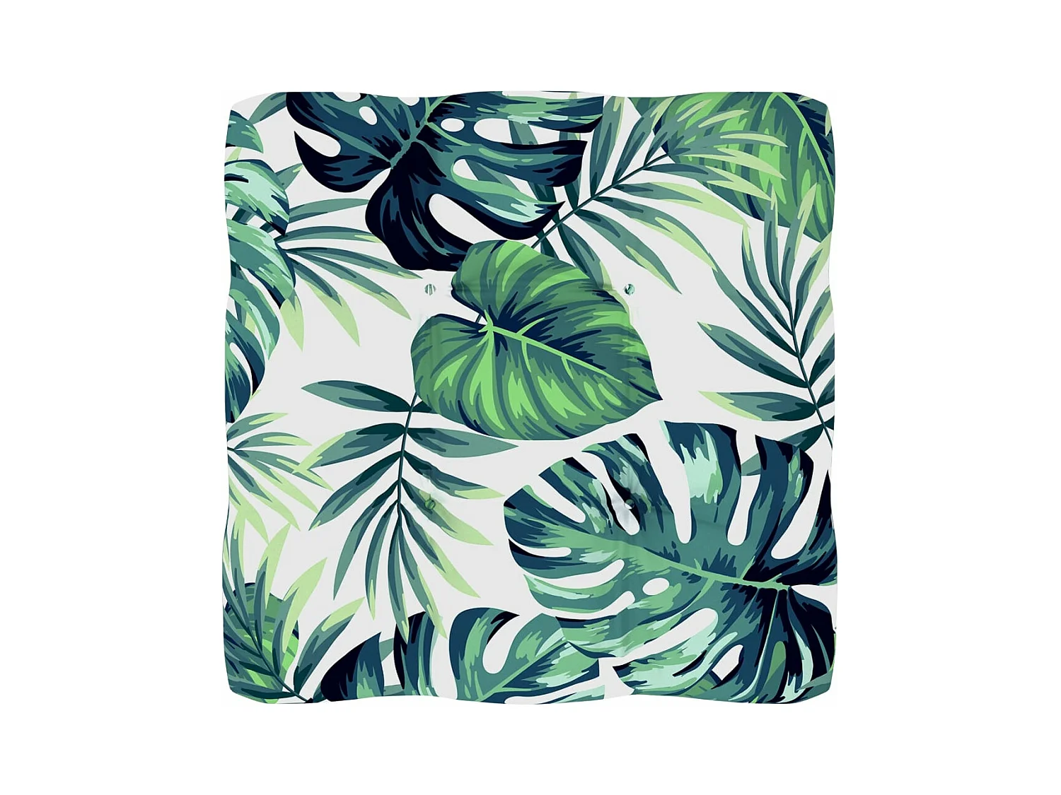 Pouf da giardino in pallet color miele, in legno di pino impregnato