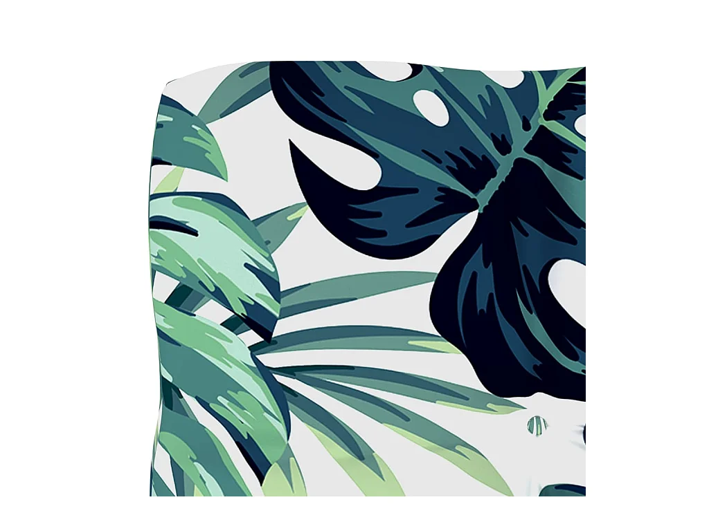 Pouf da giardino in pallet color miele, in legno di pino impregnato