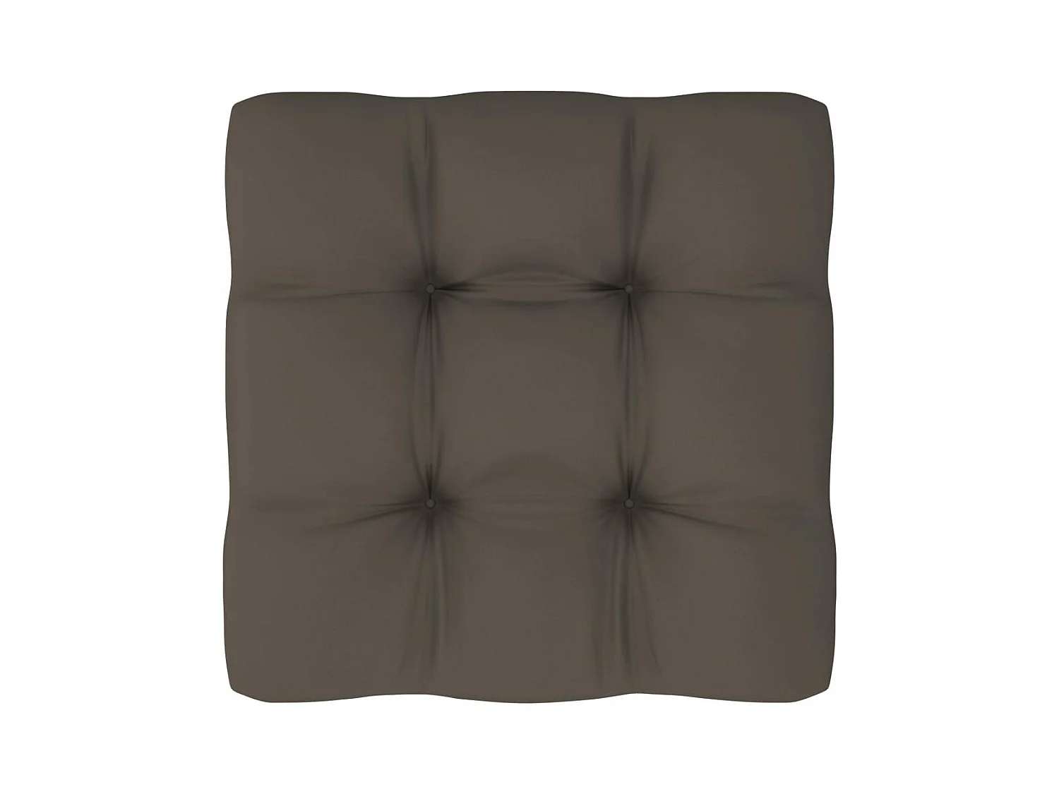 Puf de jardín de palets de color marrón miel de madera de pino impregnada