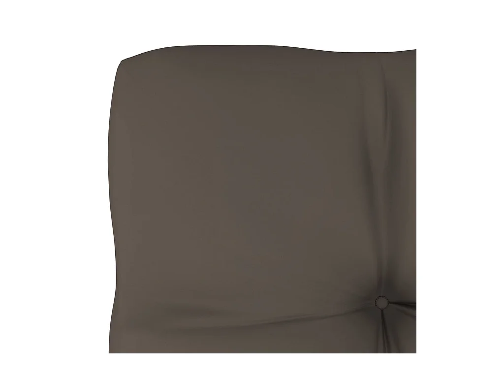 Puf de jardín de palets de color marrón miel de madera de pino impregnada