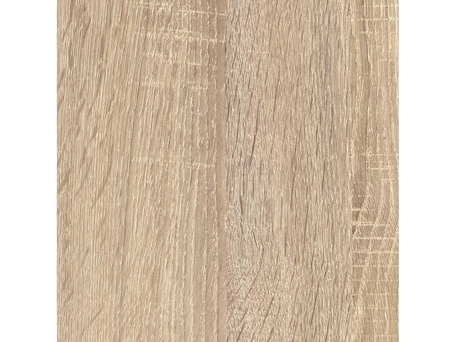 Hängevitrine mit 2 Türen & 2 Höhenverstellbaren Glasböden - 80x60x25 cm - Sonoma Eiche