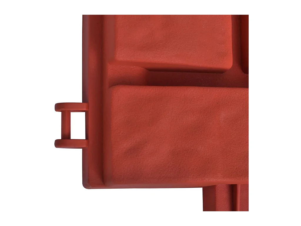 Cl?ture de jardin avec design de briques 11 pcs