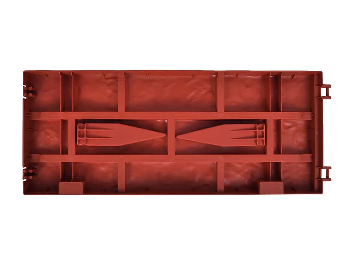 Cl?ture de jardin avec design de briques 11 pcs