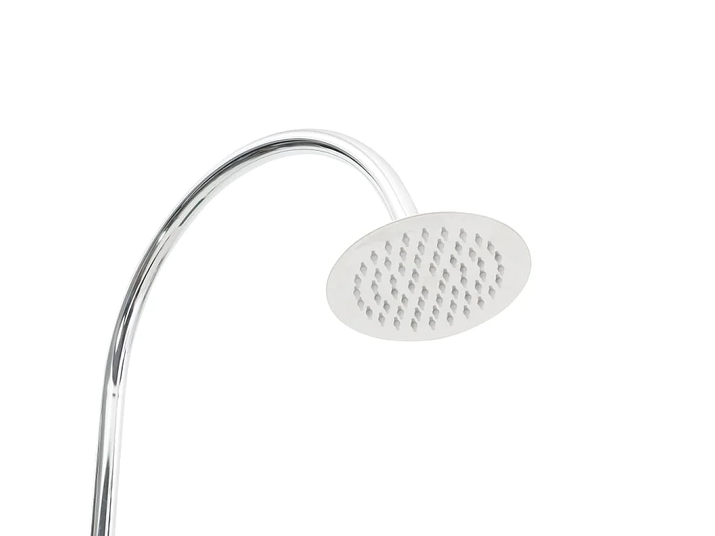 Antraciet houten tuindouche