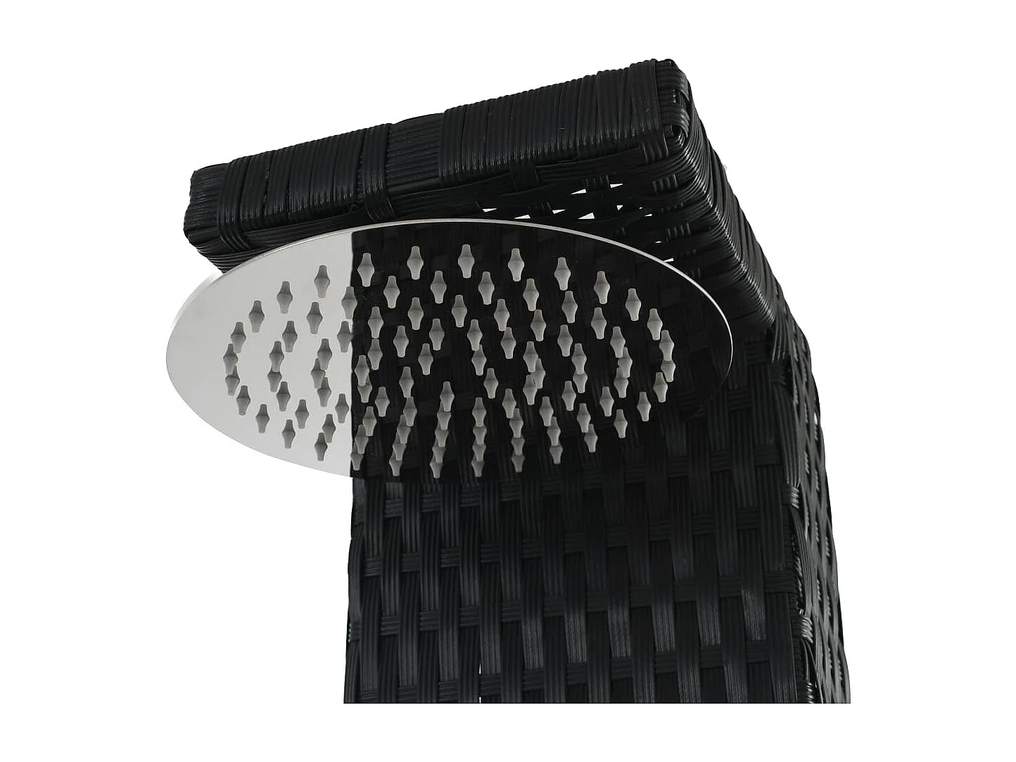 Doccia da giardino in resina intrecciata WPC