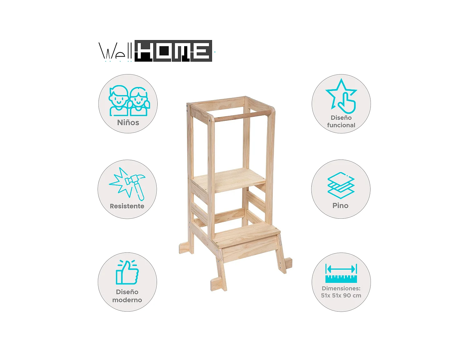 WELL HOME - Tour d'observation pour enfants "léa", beige