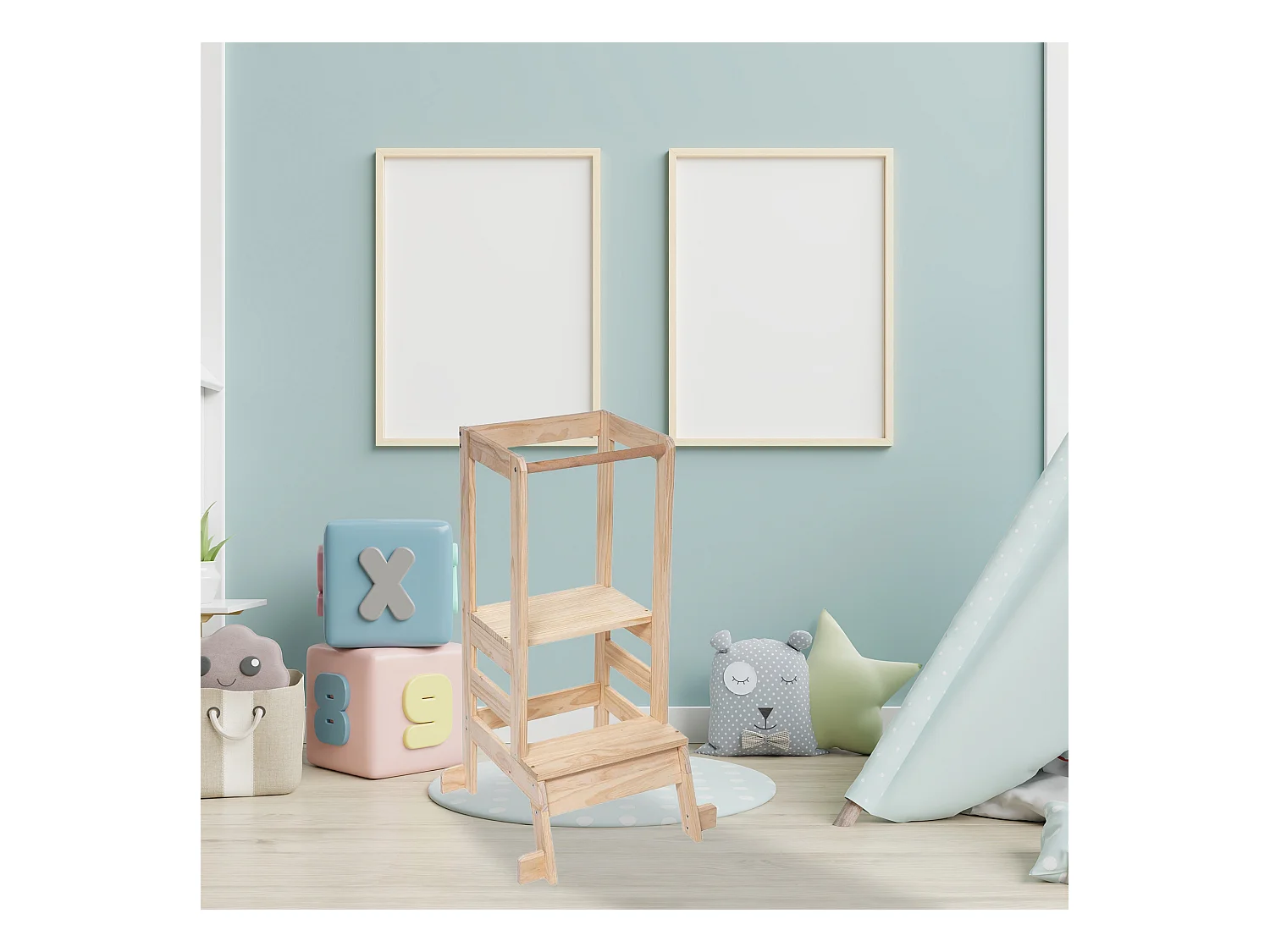 WELL HOME - Tour d'observation pour enfants "léa", beige