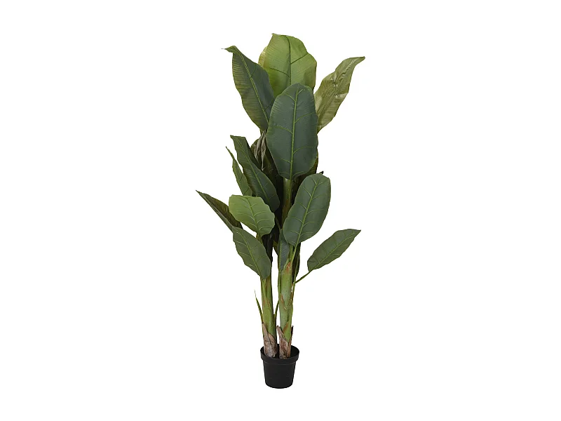 Plante Artificielle Well Home avec 29 Feuilles et 3 Branches -Ø80 x 165cm
