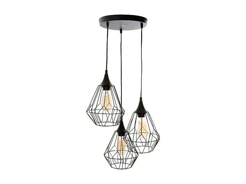 WELL HOME - Lampe à suspension en fil x 3