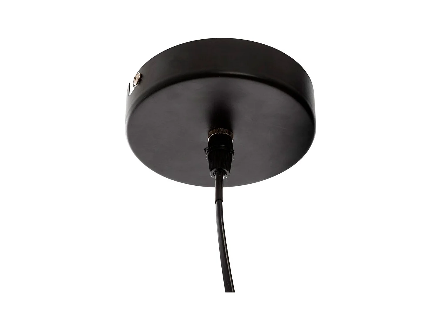 WELL HOME - Lampe chapeau suspendue en fil noir
