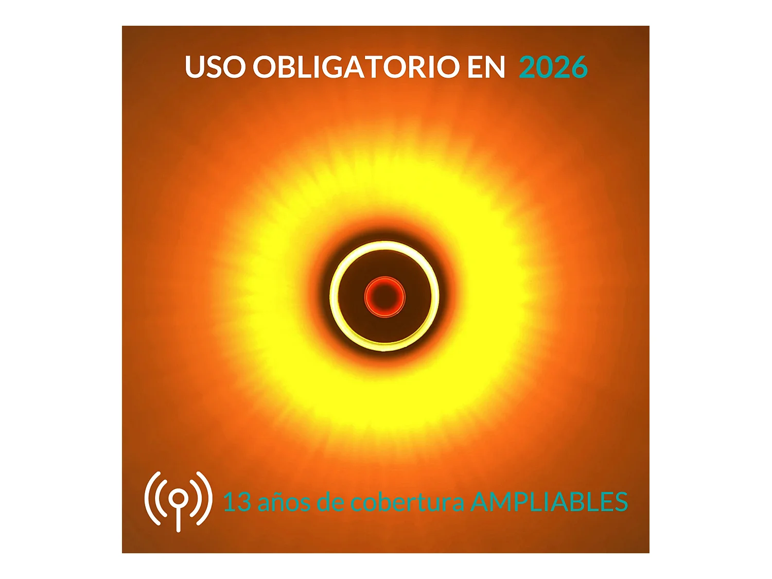 WE Ensemble de balise de secours V16 géolocalisée et reliée à la DGT 3.0 + Gilet réfléchissant 100% Polyester 12mr/m2