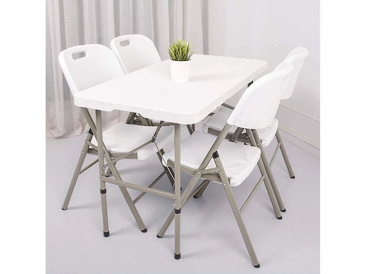 Table valise pliante Well Home 120x60x74cm