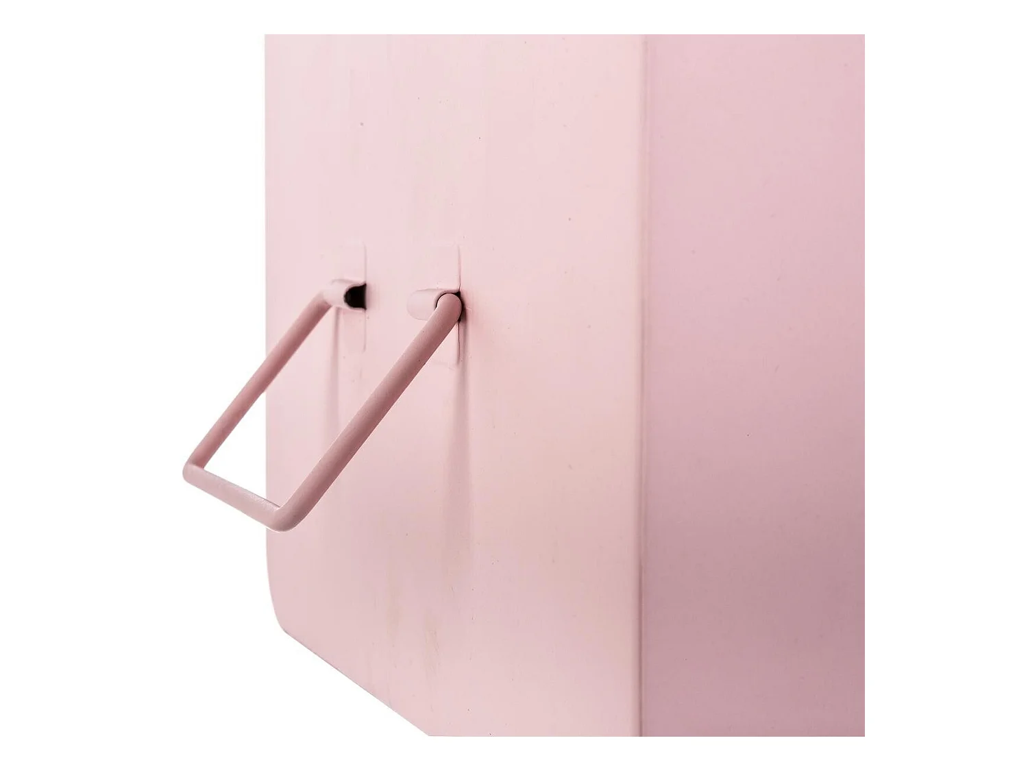 WELL HOME - Lot de 2 malles en métal rose