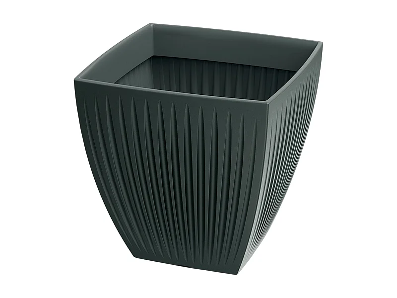 Pot de Fleur Latia Carré MIDL Ø48x48 Anthracite
