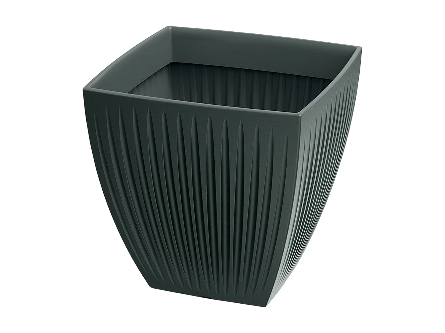 Pot de Fleur Latia Carré MIDL Ø48x48 Anthracite