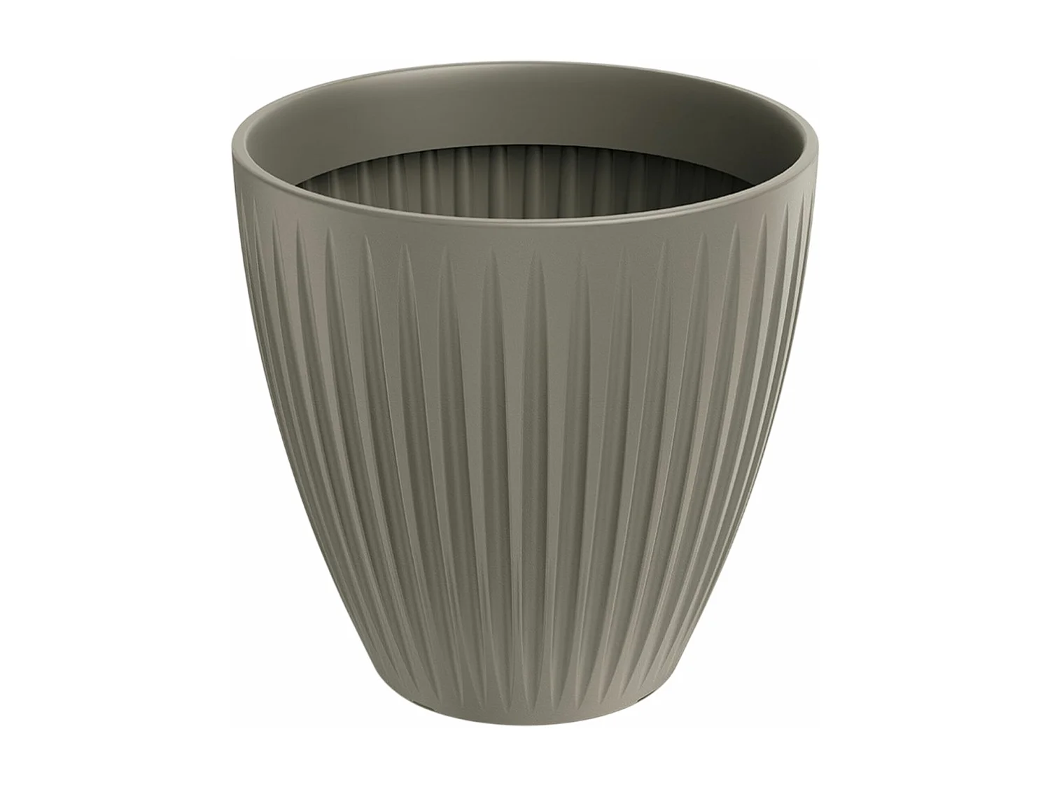 Pot Latia Round MIDL Ø48x48 moka