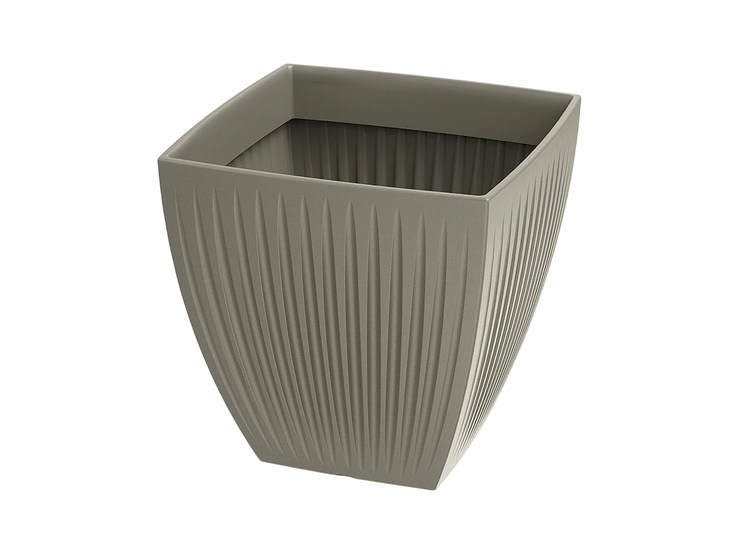 Pot Latia Carré MIDL Ø60x58 Mocca