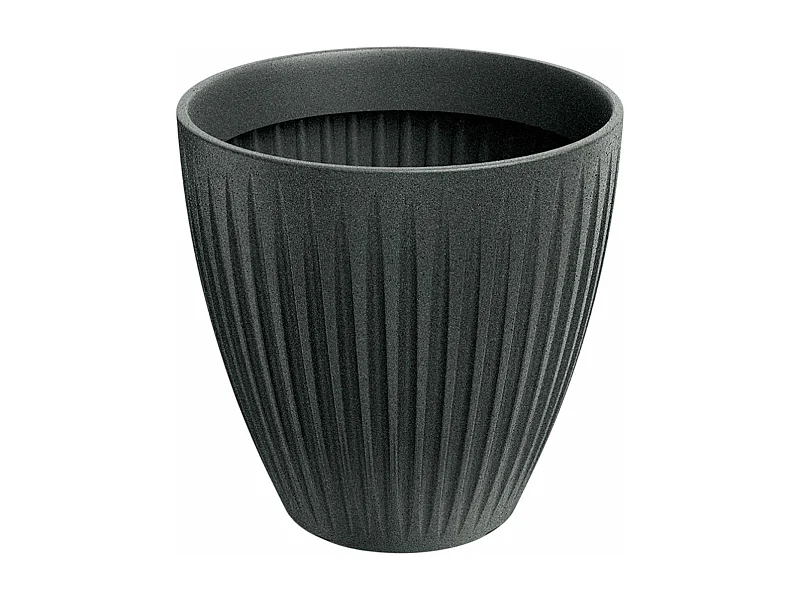 Pot de fleurs Latia Round MIDL Ø48x48 granit graphite