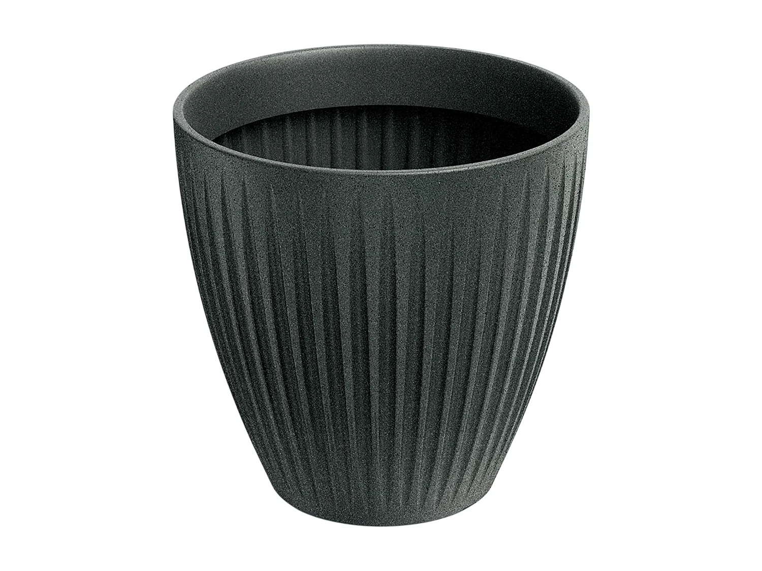 Pot de fleur Latia Round MIDL Ø60x58 granit graphite