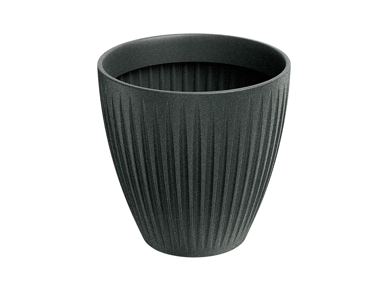 Pot de fleur Latia Round MIDL Ø60x58 granit graphite