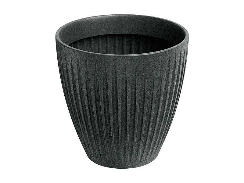 Pot de fleur Latia Round MIDL Ø60x58 granit graphite