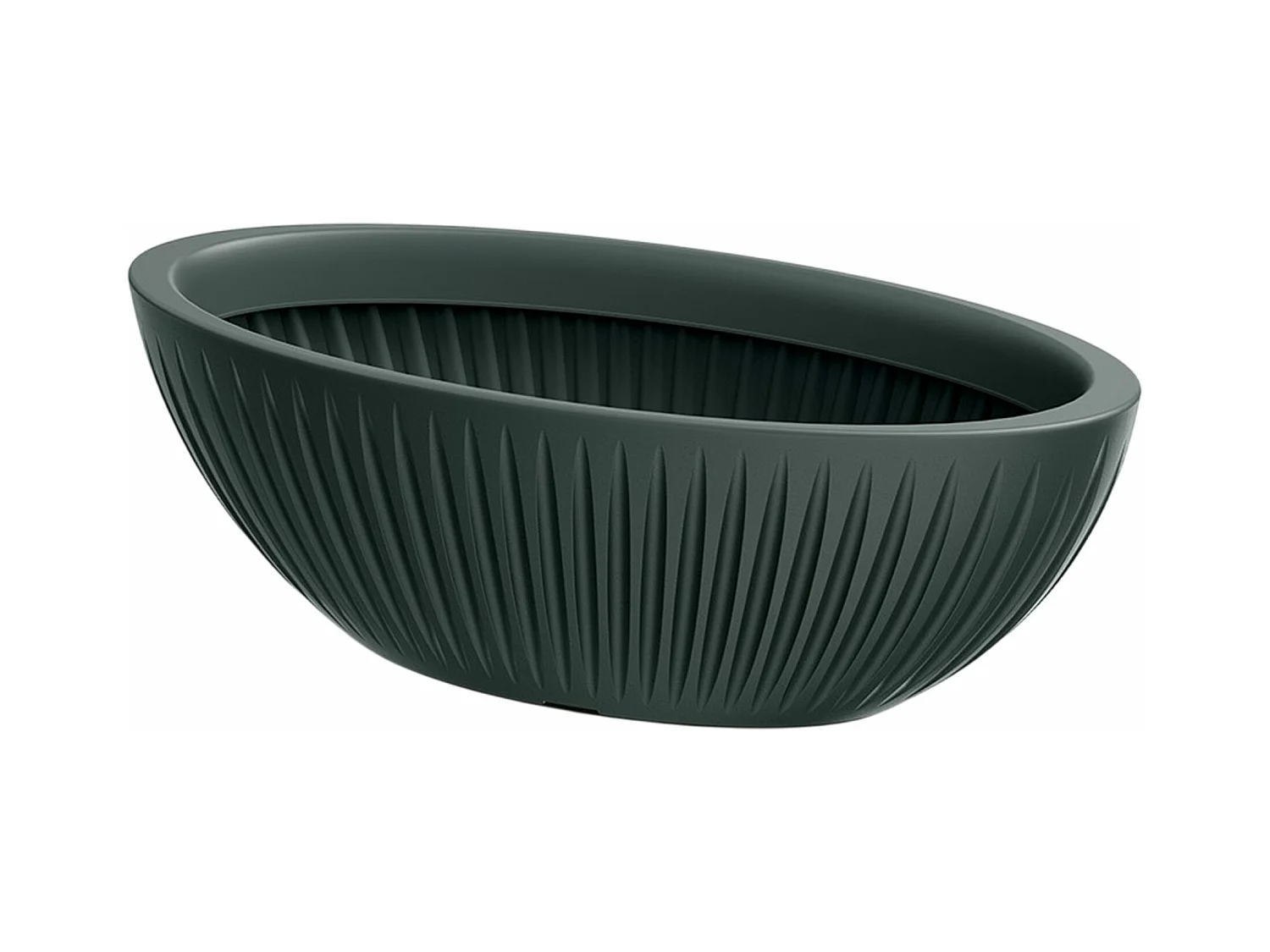 Pot Ovale Latia 58x24x20 Anthracite