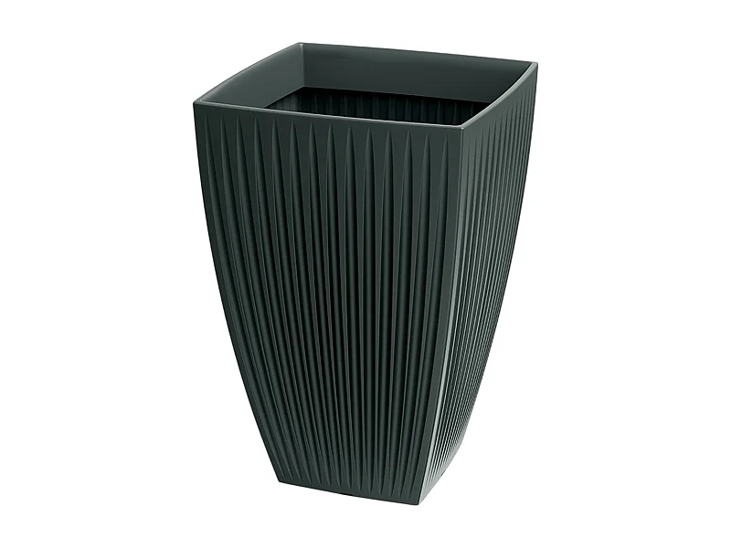 Pot Latia Carré HAUT Ø40x40 Anthracite