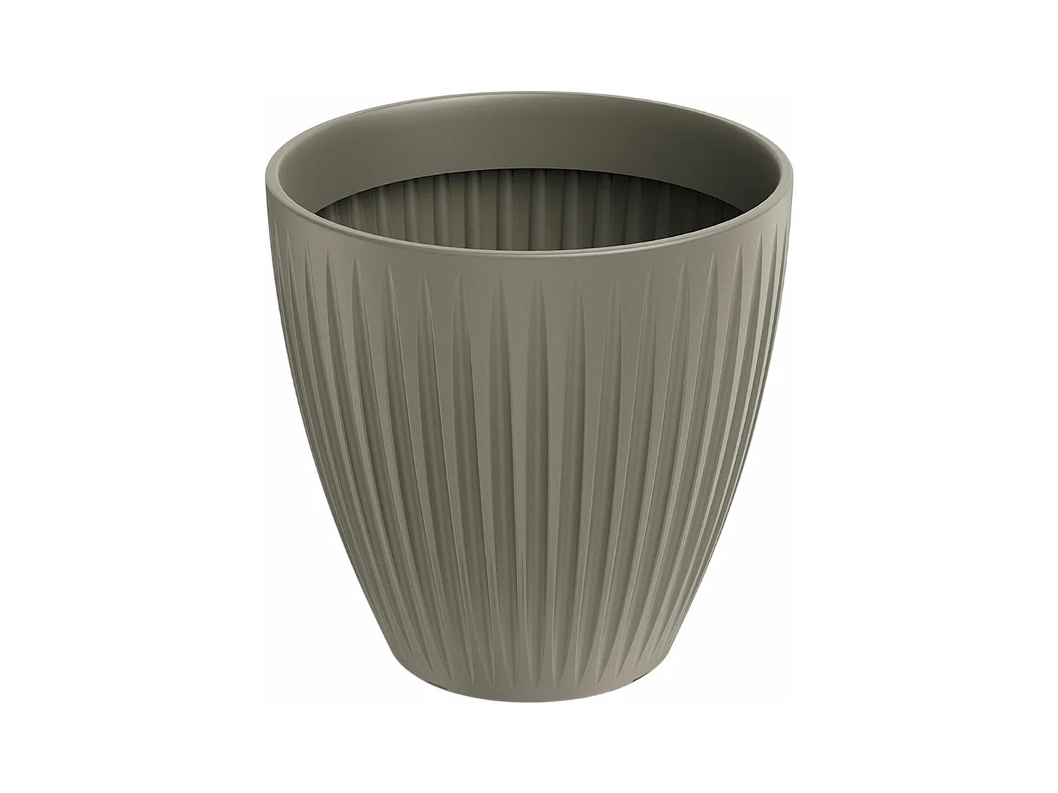 Pot Latia Round MIDL Ø40x40 moka