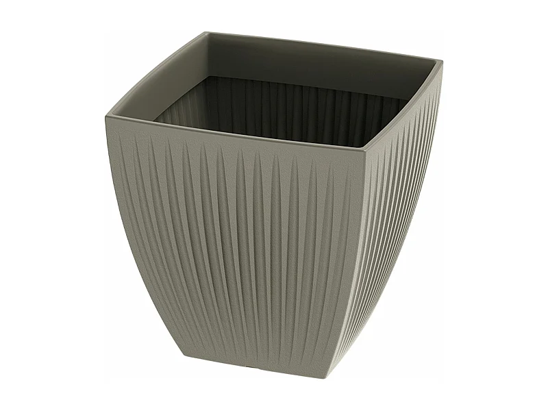 Pot Latia Carré MIDL Ø48x48 Mocca