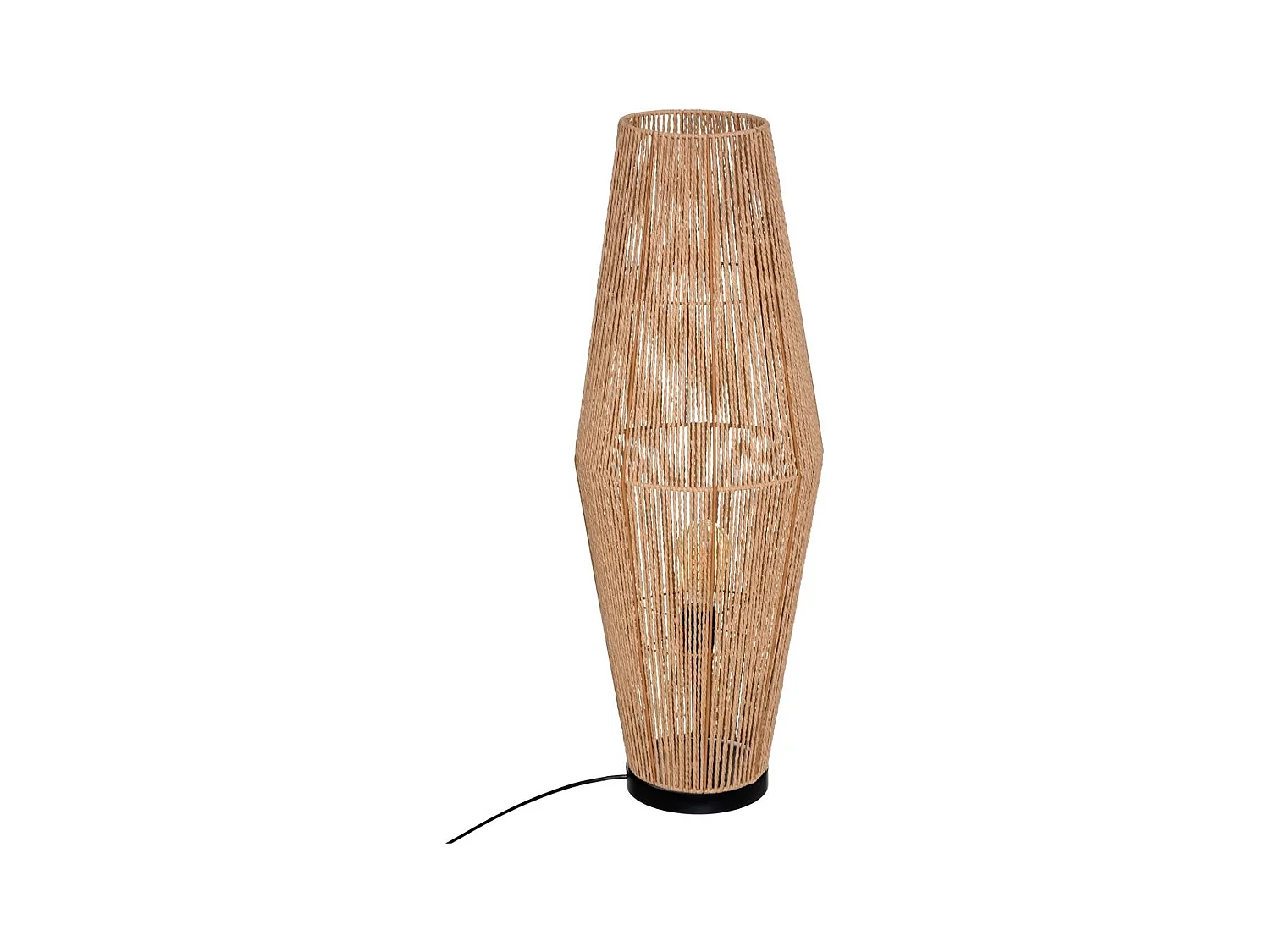WELL HOME - Lampadaire "Aissa", métal et papier