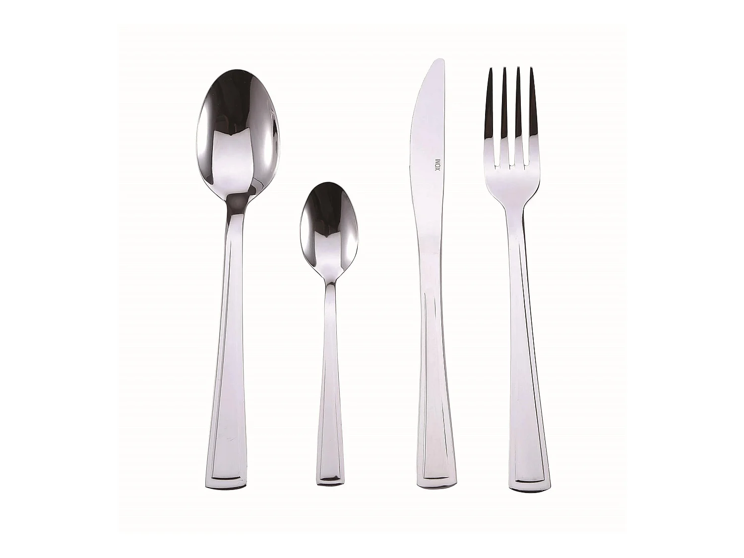 Ménagère TORINO 24 pièces en acier inoxydable Bergner