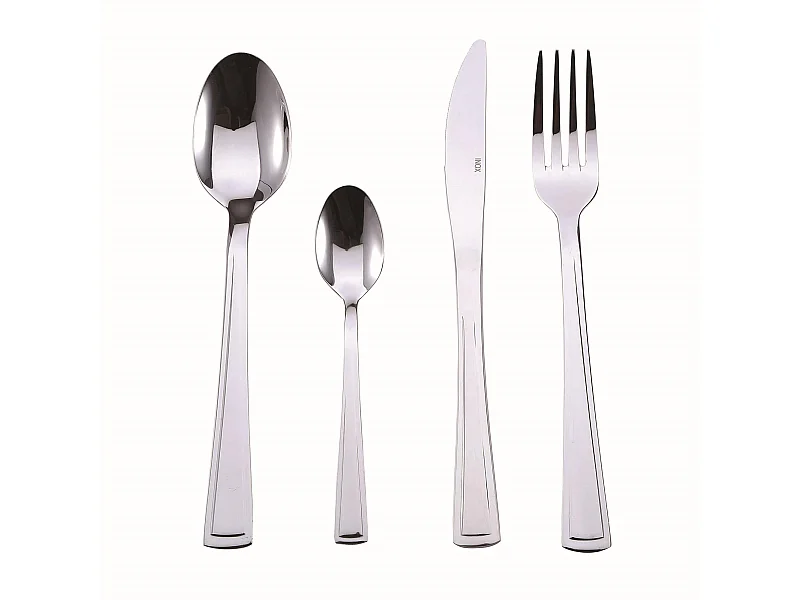 Ménagère TORINO 24 pièces en acier inoxydable Bergner