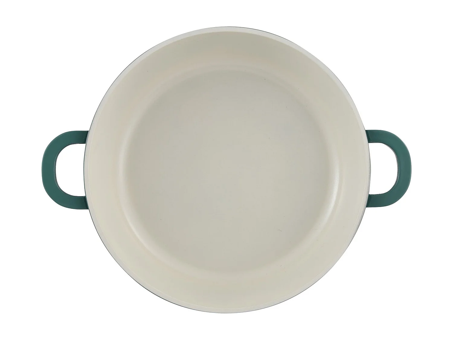 Marmite basse Ø24x6,5cm en fonte d'aluminium EXCALIBUR avec couvercle Bergner