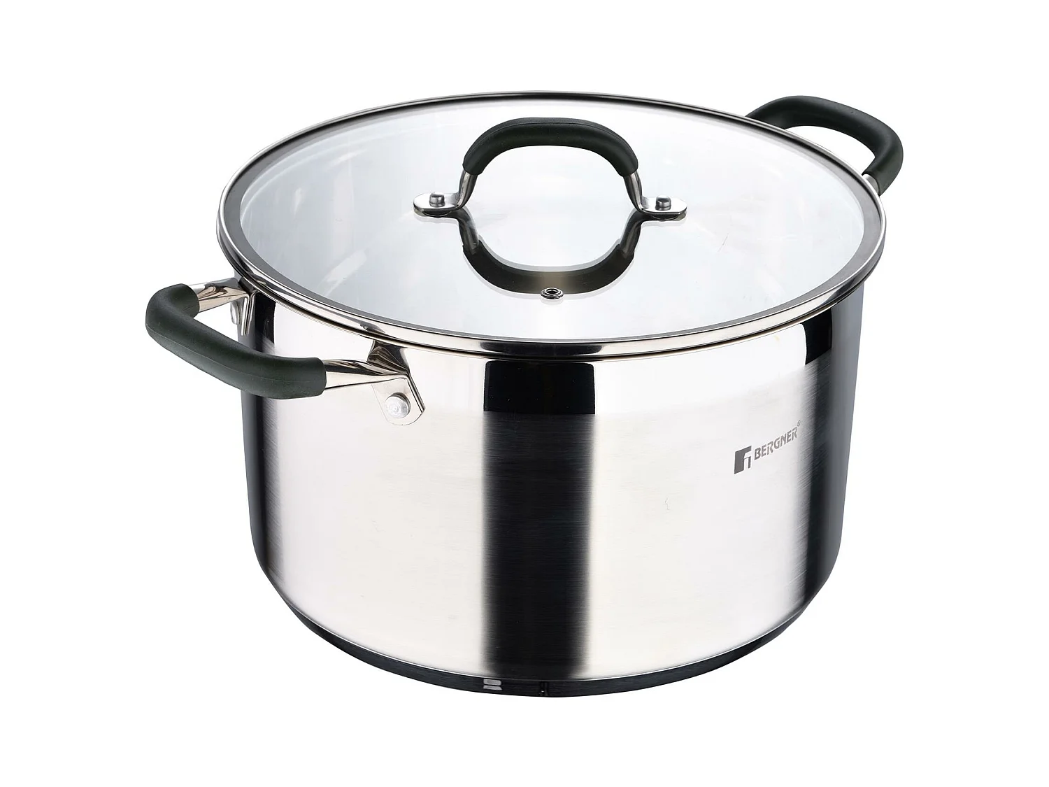 Marmite Ø28x16,5cm 9,5Len MIDNIGHT inox avec couvercle Bergner